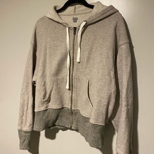 Beige Tan AERIE Zip Up Sweater Mint condition